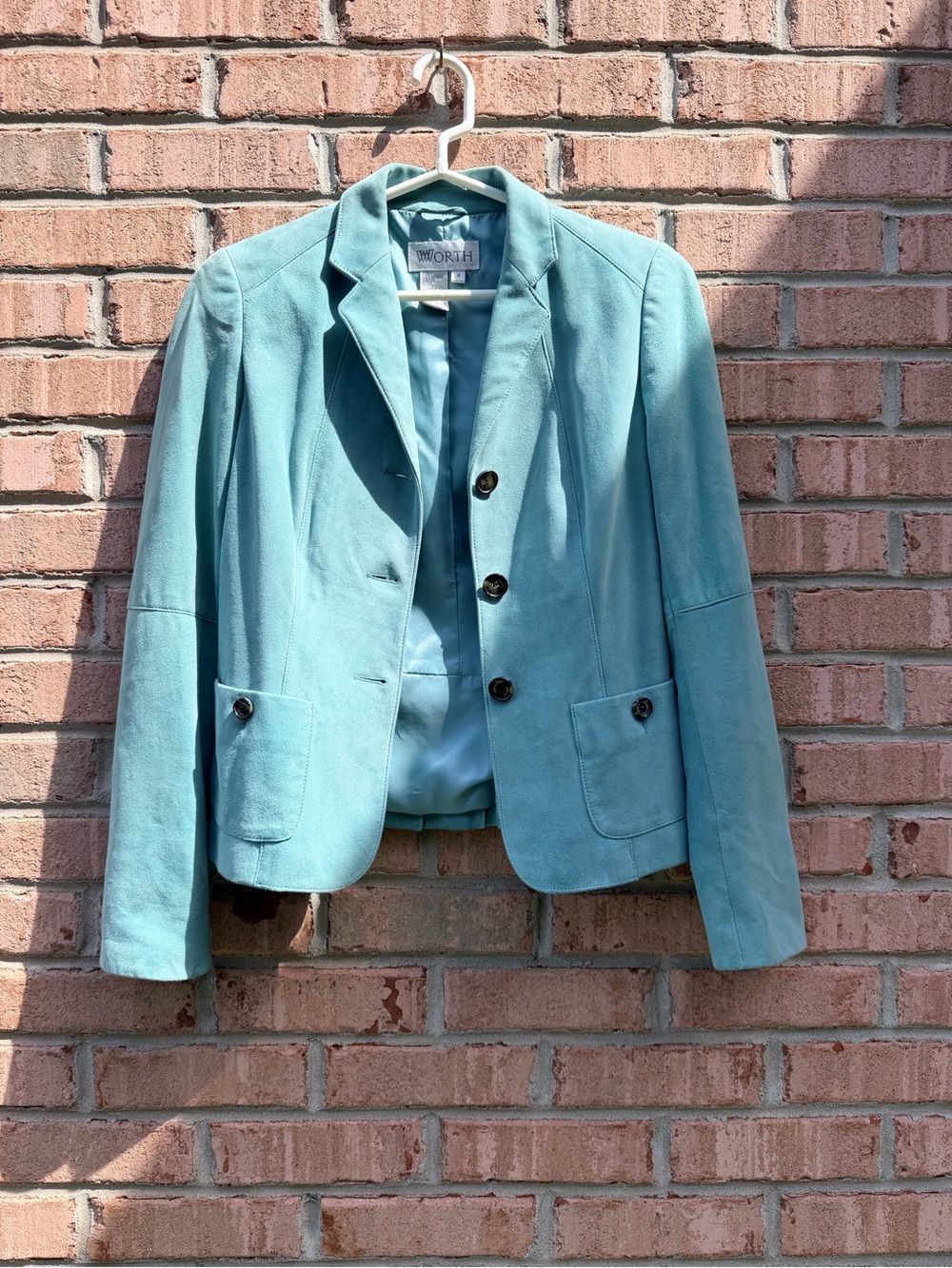 Worth Turquoise Tailored Women's Blazer